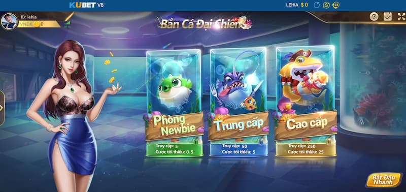 Bắn Cá Kubet - Cơ Hội Săn Thưởng Cực Hấp Dẫn 4 Hướng dẫn quy trình tham gia game bắn cá Kubet