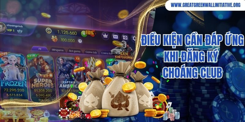 Điều kiện cần đáp ứng khi đăng ký tài khoản tại cổng game