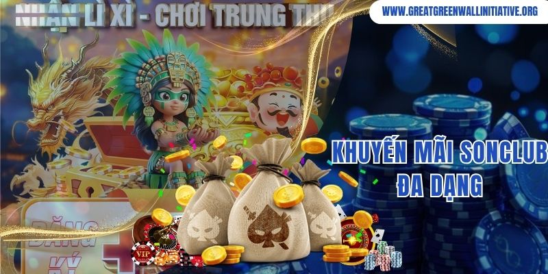 SonClub - Cổng Game Đẳng Cắp, An Toàn Bậc Nhất 4 Khuyến mãi SonClub đa dạng, thu hút nhiều hội viên tham gia