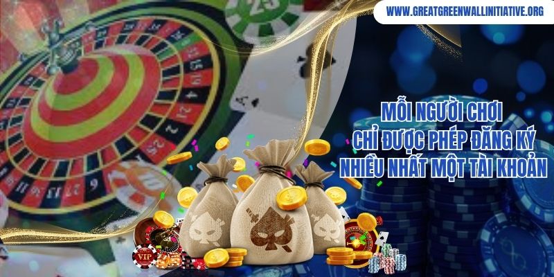 Rikvip - Cổng Game Đổi Thưởng Nhanh, Bảo Mật Cao 4 Mỗi người chơi chỉ được phép đăng ký nhiều nhất một tài khoản