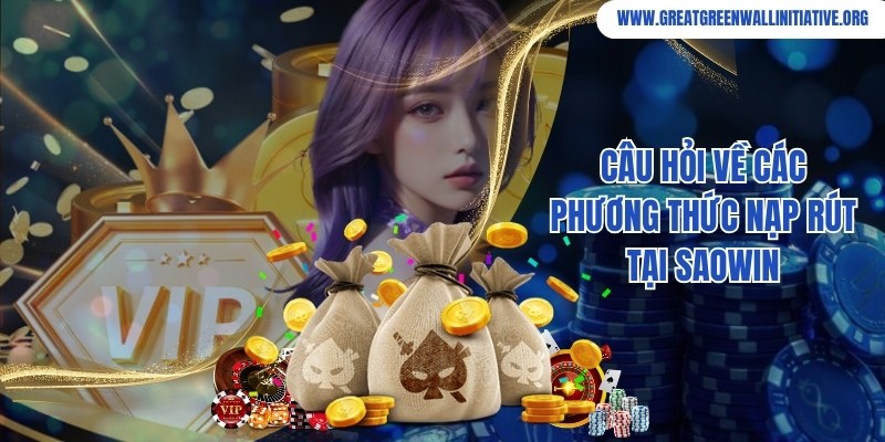 Saowin cung cấp nhiều phương thức thanh toán gửi vốn tiện lợi