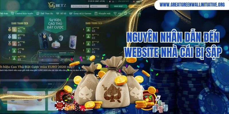 V9BET - Thương Hiệu Giải Trí Online Uy Tín, Đáng Tin Cậy 3 Nguyên nhân dẫn đến website nhà cái bị sập