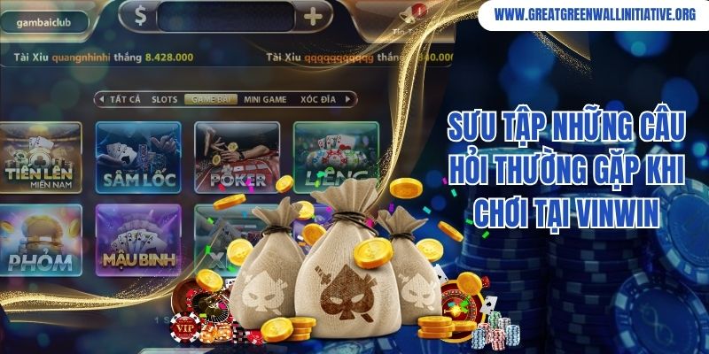 Sưu tập những câu hỏi thường gặp khi chơi tại Vinwin
